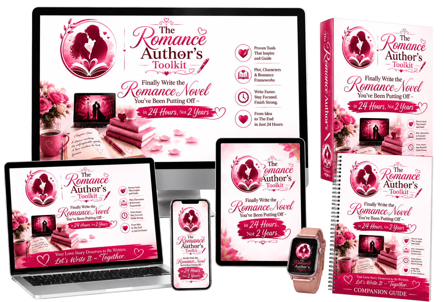 Romance Author's Toolkit product mockup